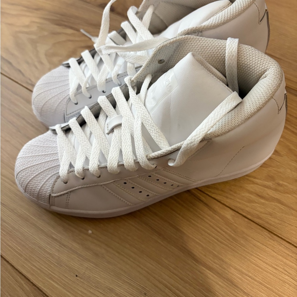 White High-Top Sneakers